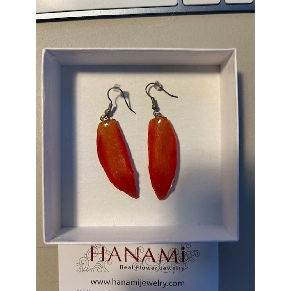Hanami Real Flower Earrings New